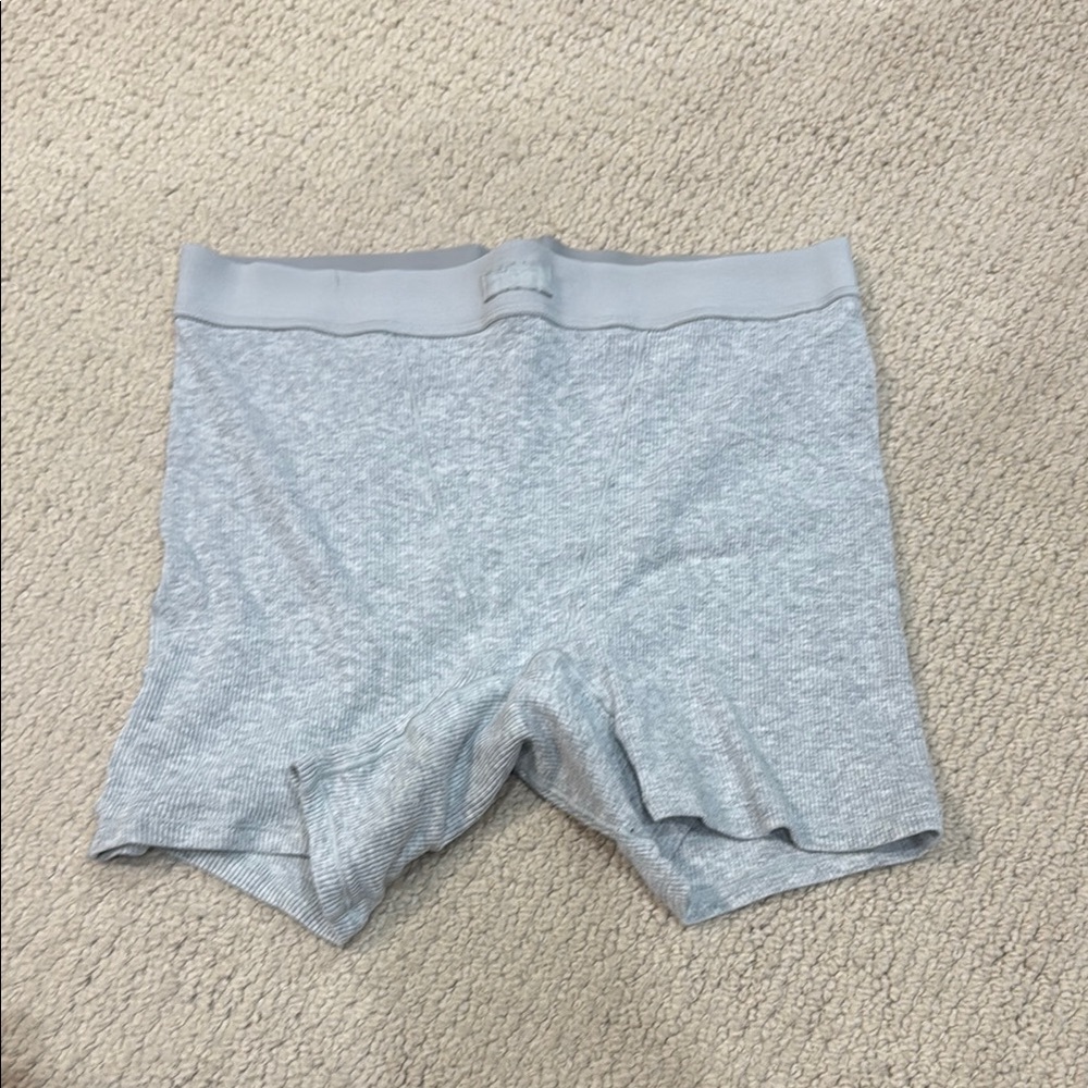 SKIMS Gray Pajama Set Intimates Sleepwear